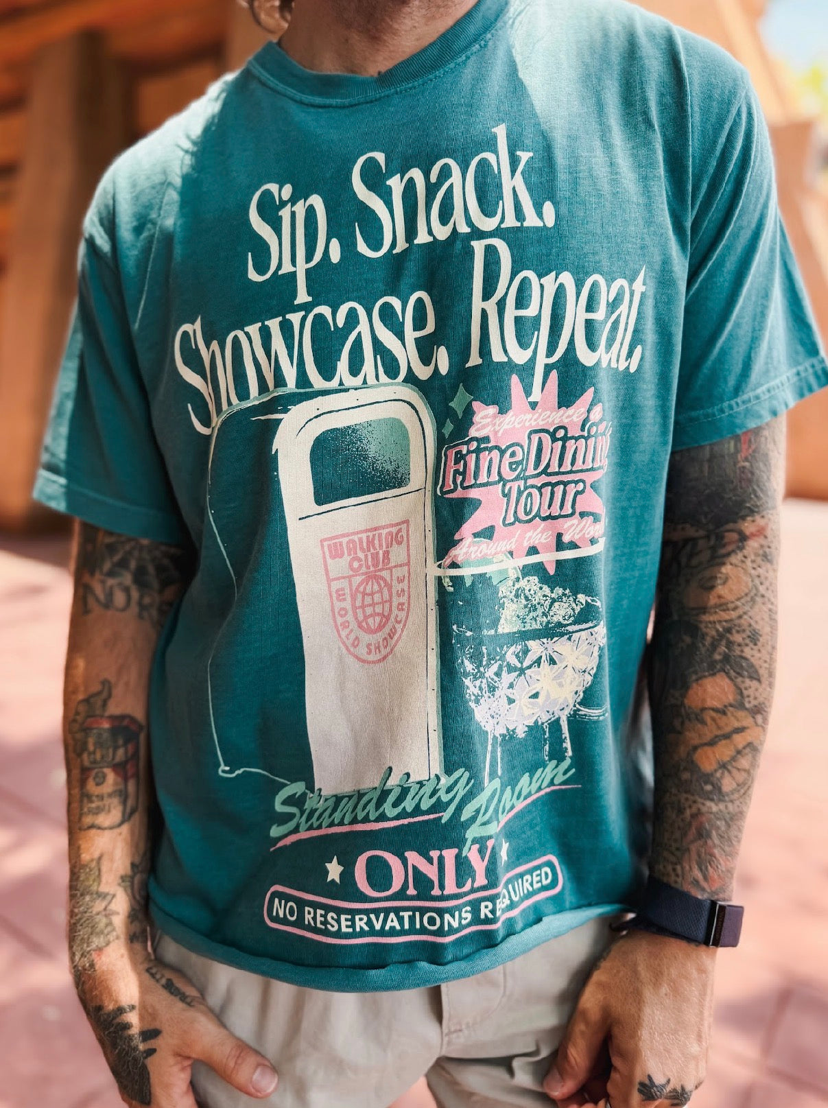 Sip Snack Showcase Tee