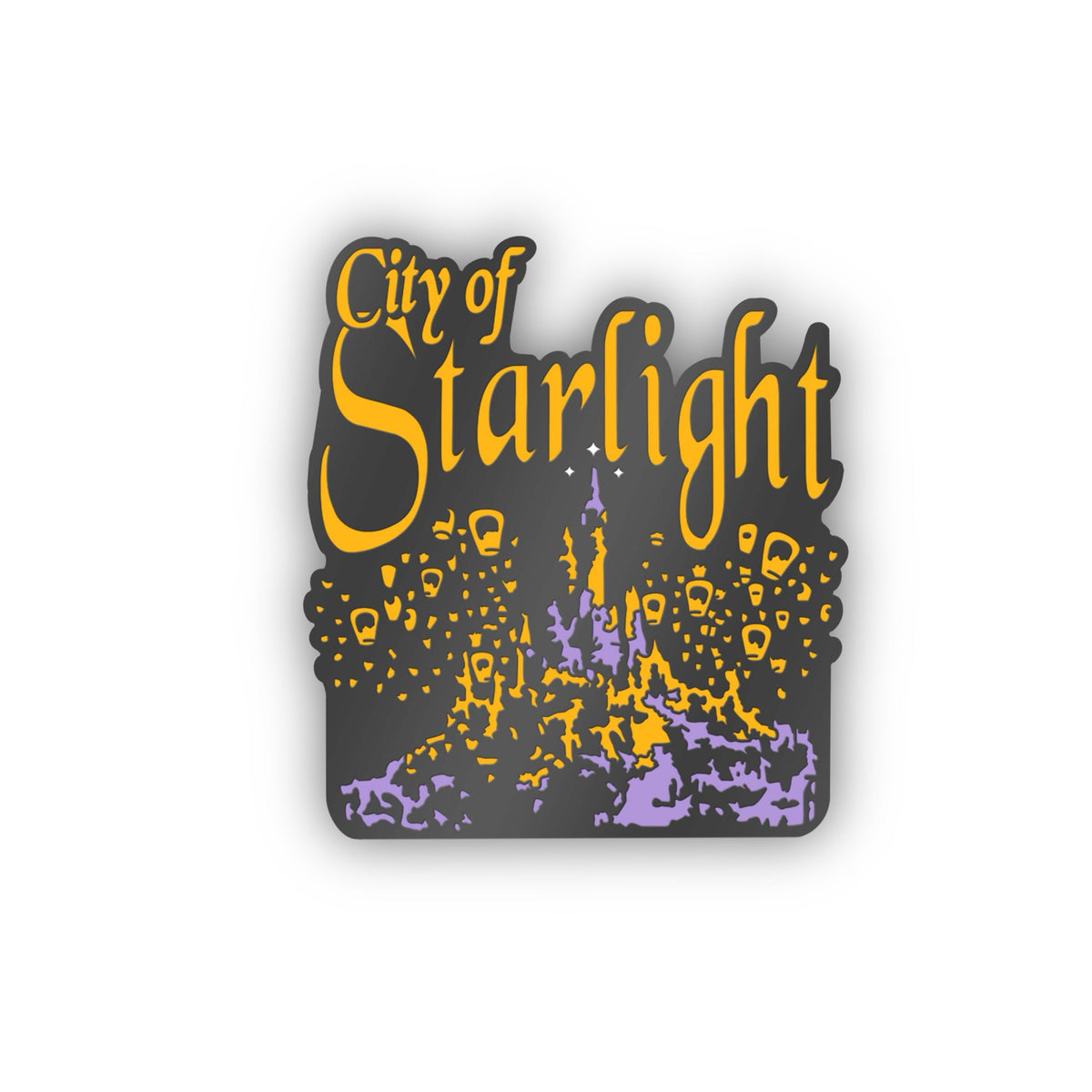 City of Starlight Enamel Magnet