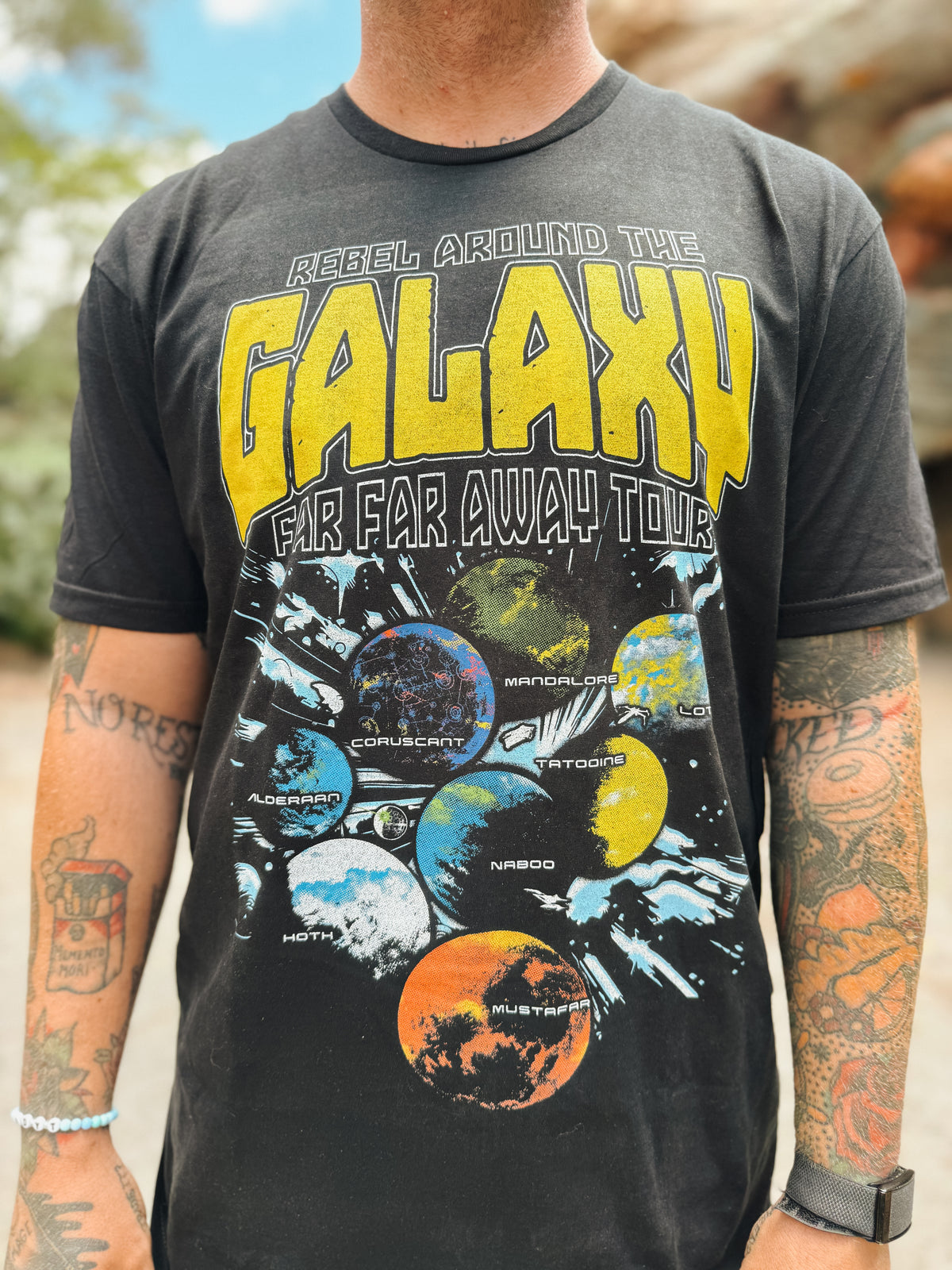 the lost bros Rebel Around The Galaxy Tee