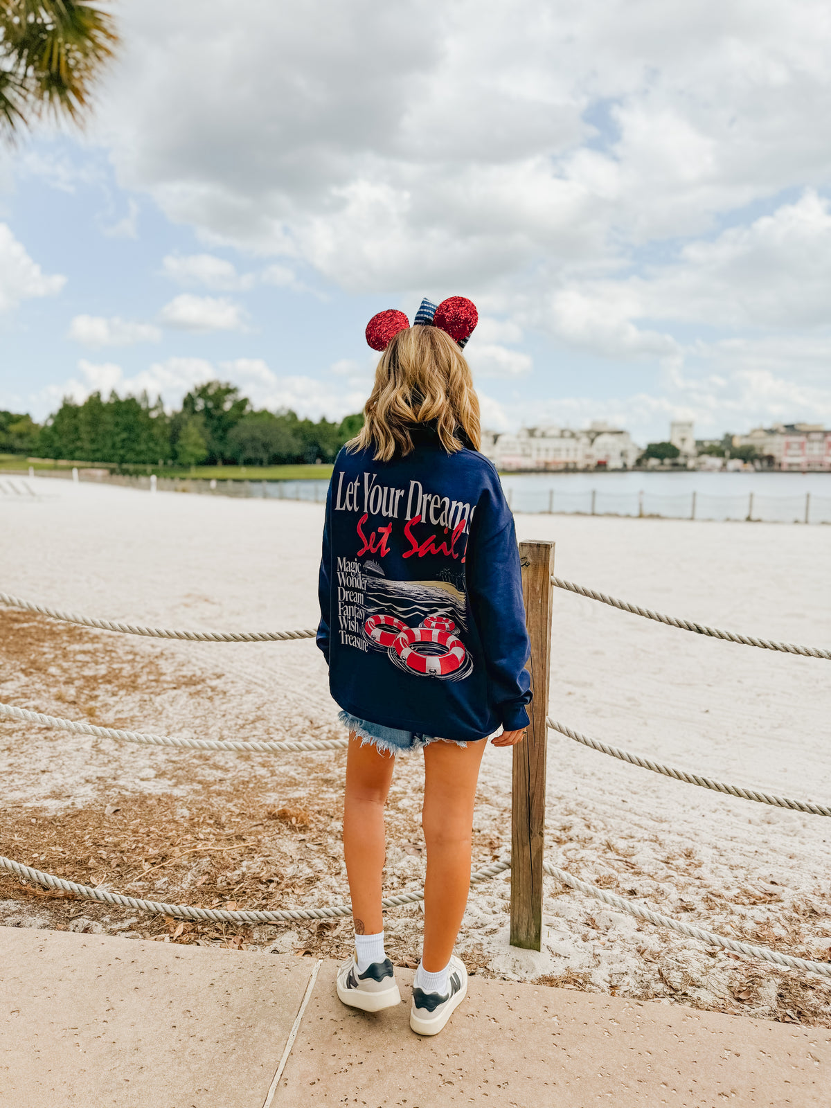 Dreams Set Sail Quarter Zip Up