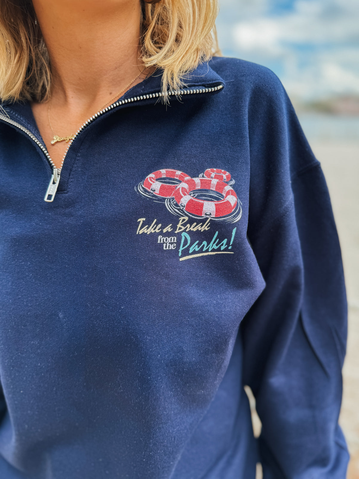 Dreams Set Sail Quarter Zip Up