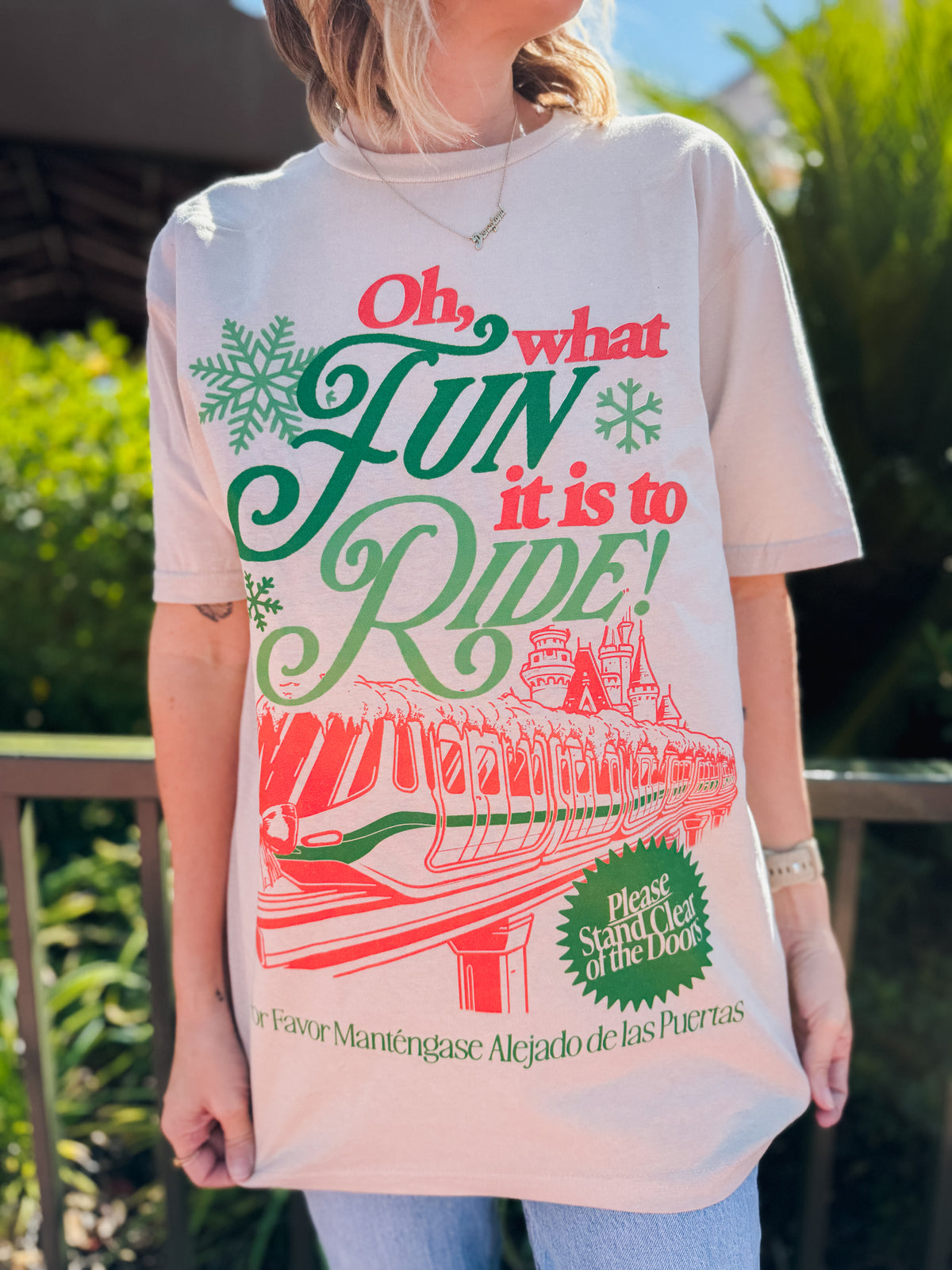 Oh What Fun Monorail Tee