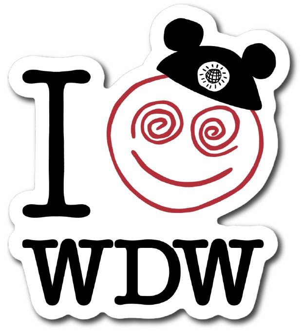 WDW All The Time Sticker