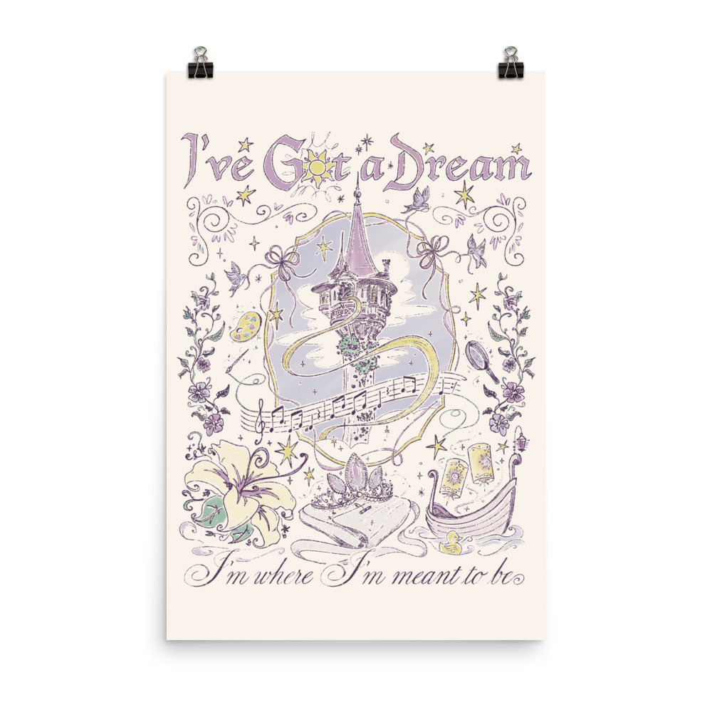 I've Got A Dream Print - Front Artwork – The Lost Bros
