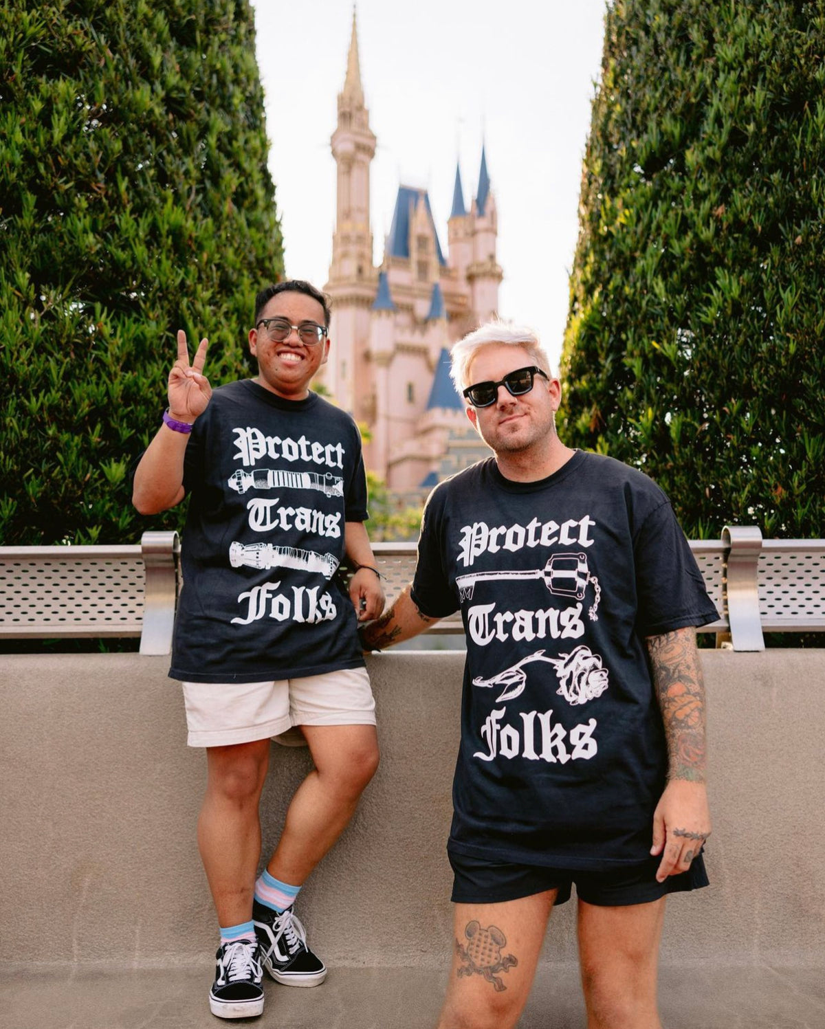 Protect Trans Folks Tee (Built On Hope Variant)