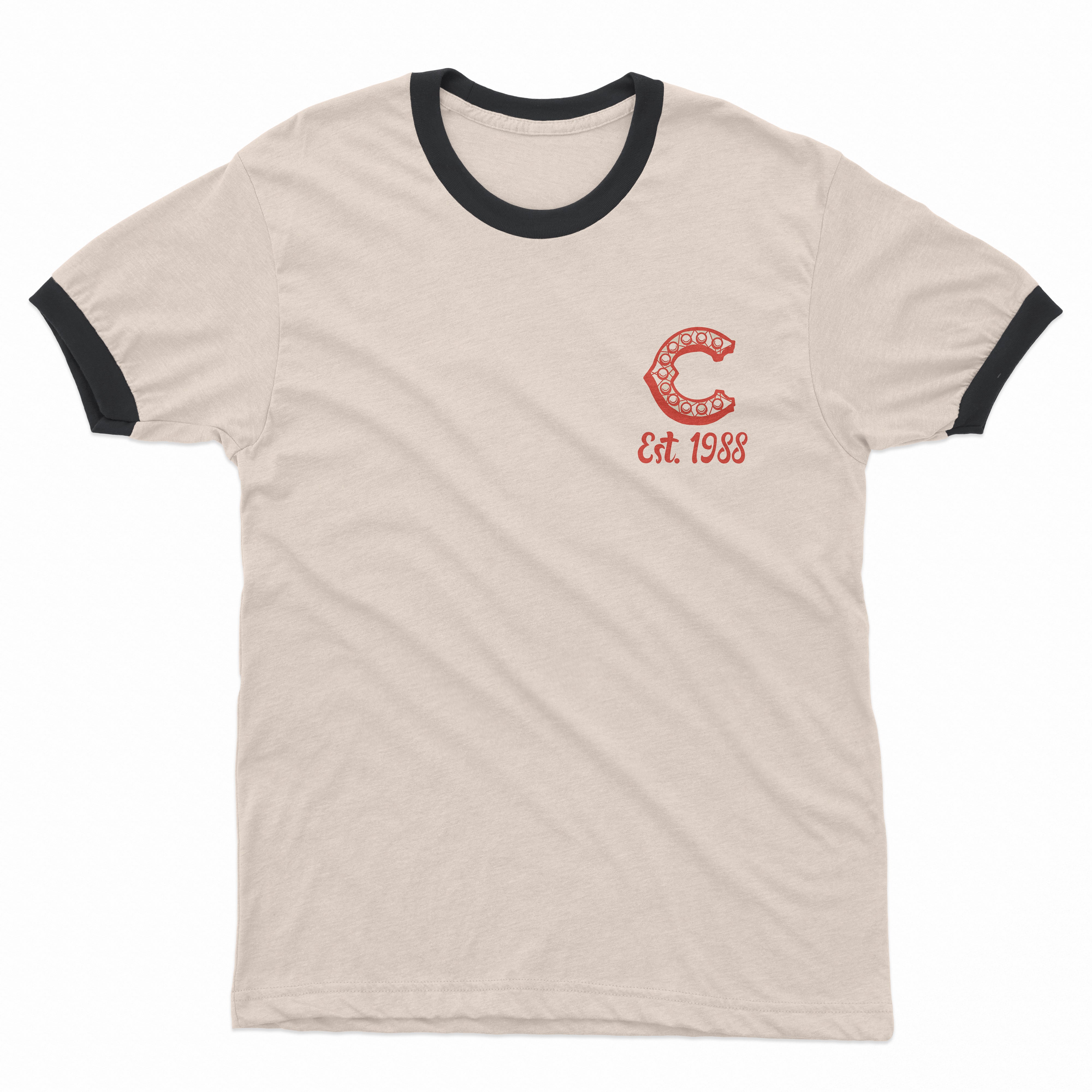 Baseball At The Corner Antique Cream T-shirt