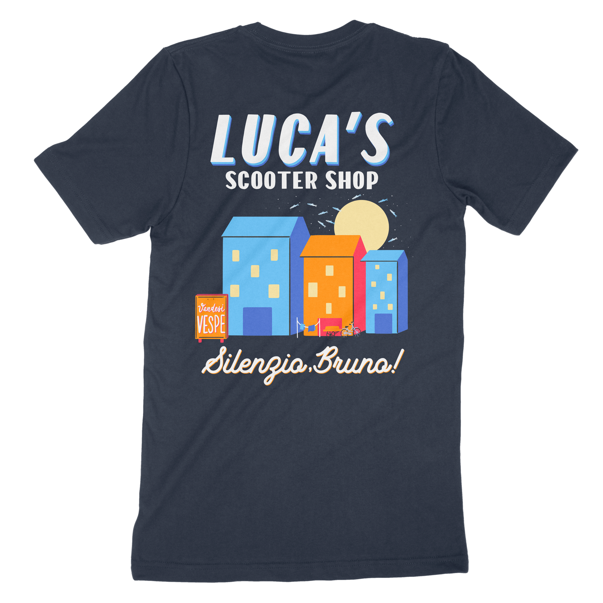 Luca's Scooter Shop Tee The Lost Bros