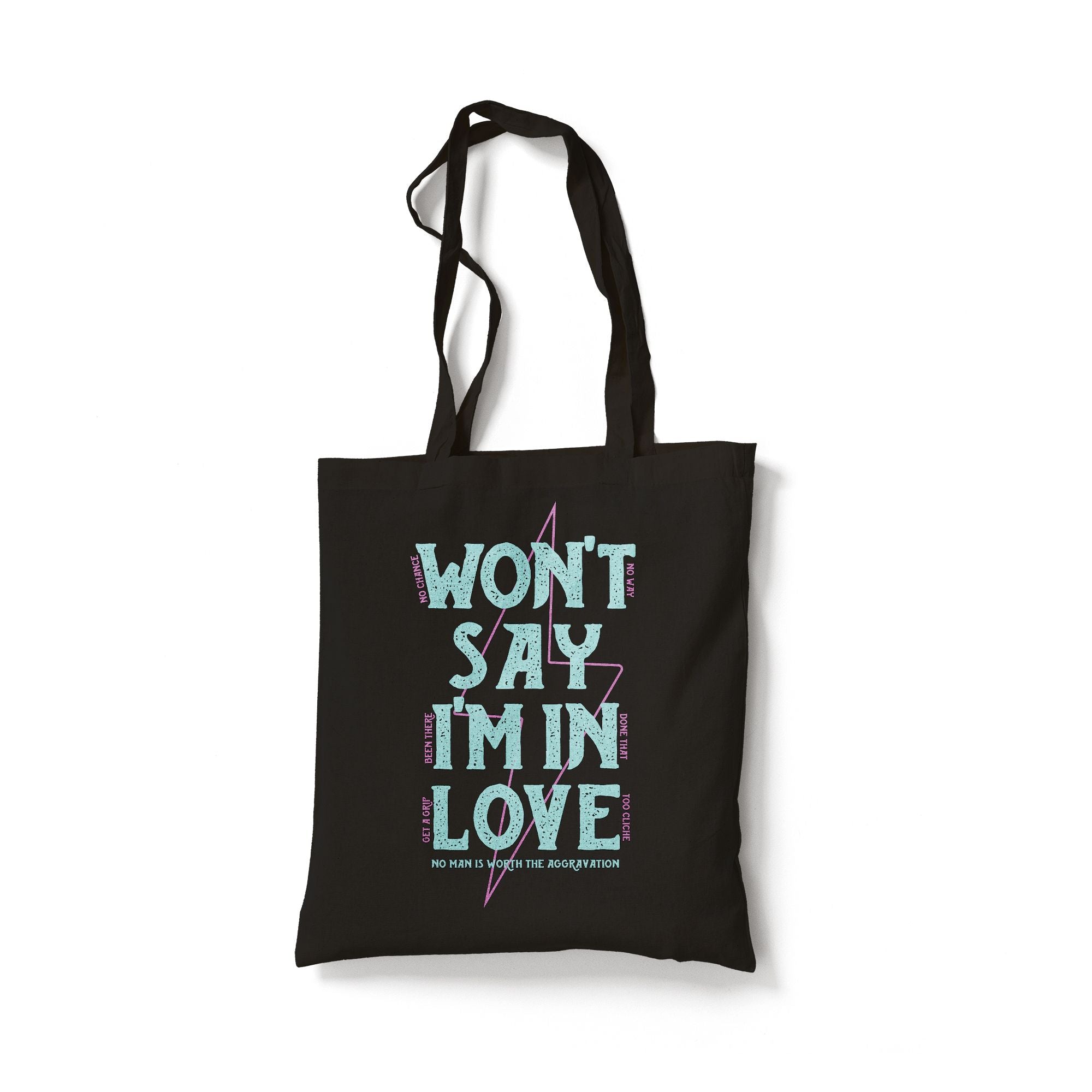 the lost bros Won't Say I'm In Love Tote