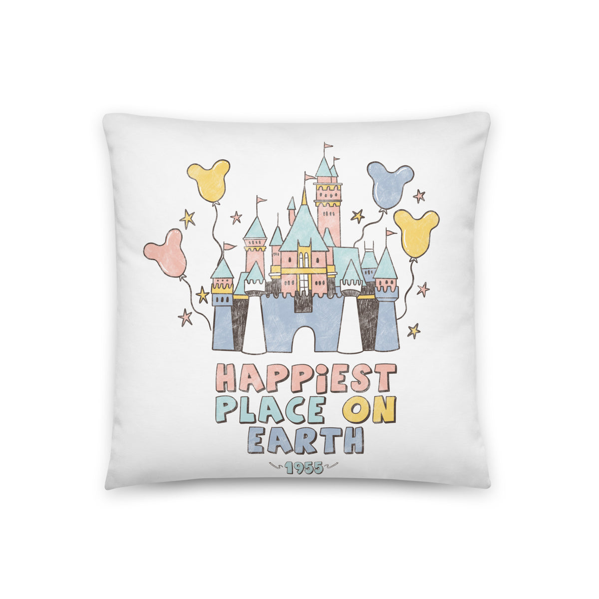 Happiest Place Pillow