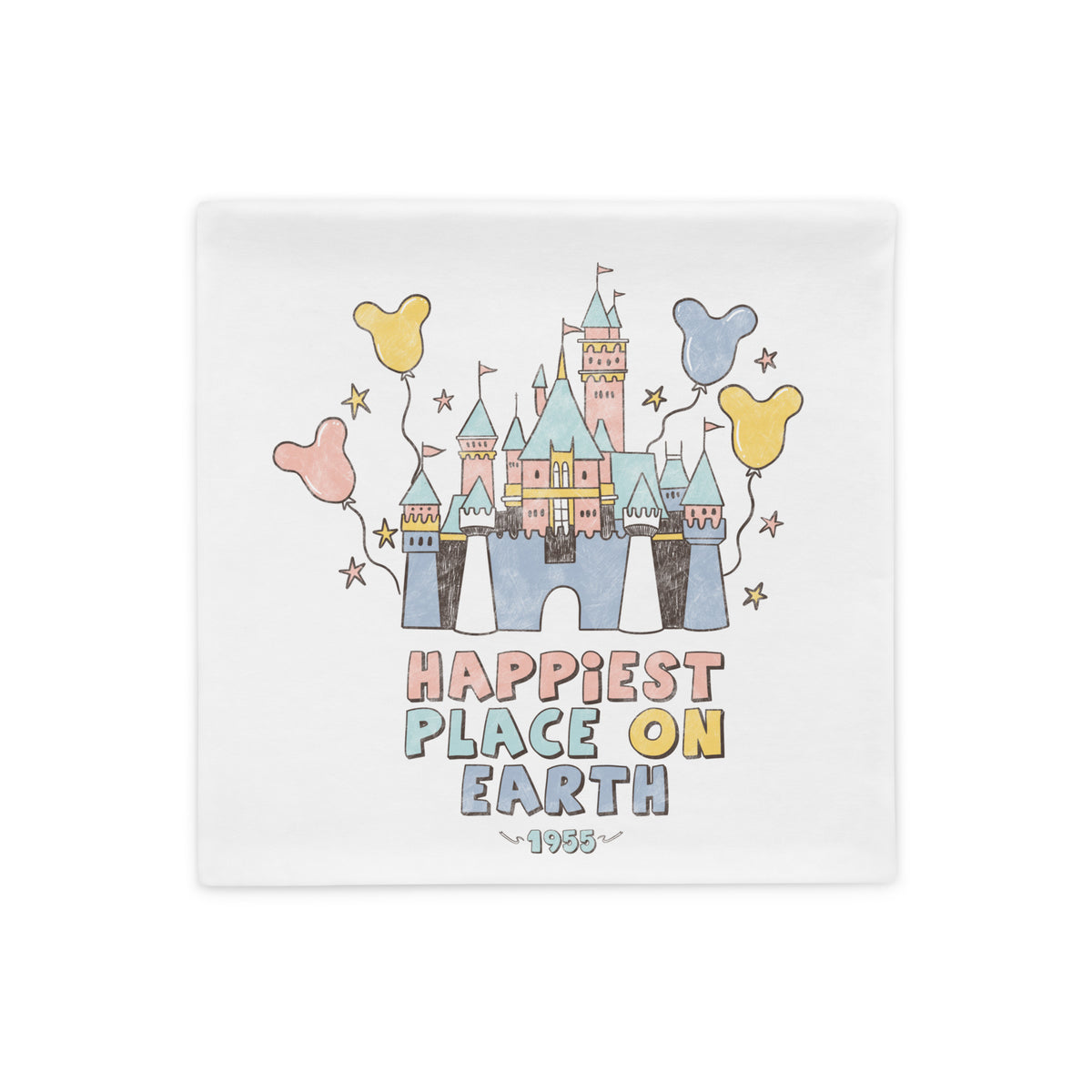 Happiest Place PILLOW CASE ONLY