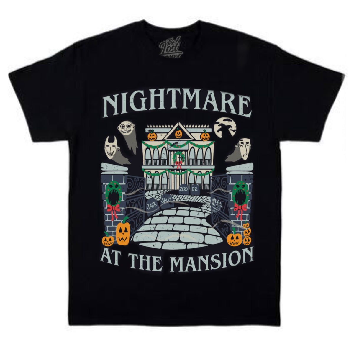 the lost bros Nightmare at the Mansion Tee