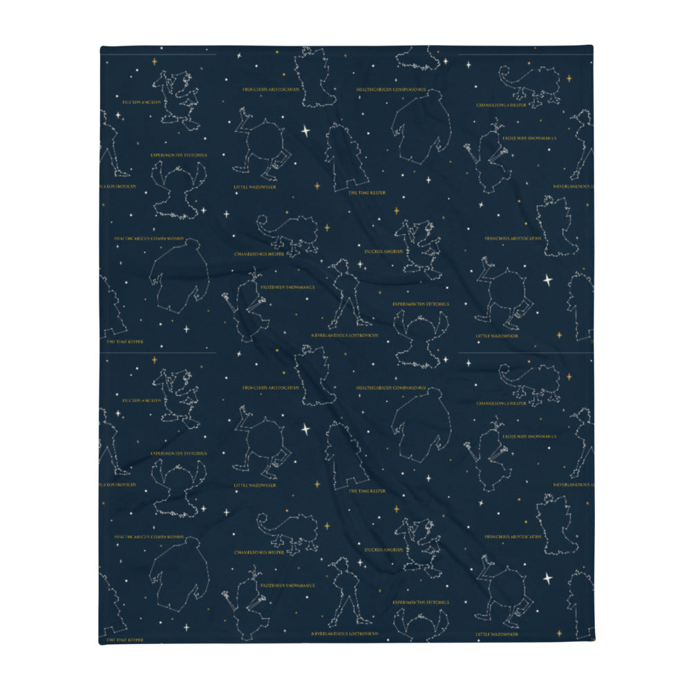 Magical Constellation All Over Print Throw Blanket The Lost Bros